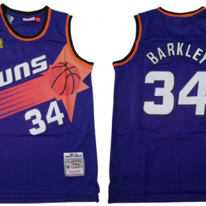 Jersey Barkley 34 Phoenix Suns Morado