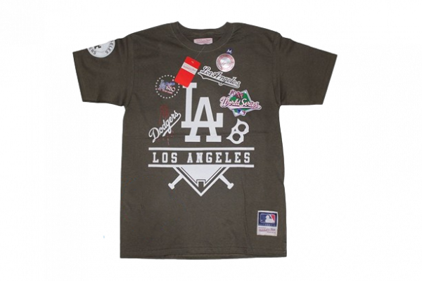 LA Dodgers Stamps Olive