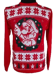 Ugly Sweaters-Suéter Navideño Mario Bros