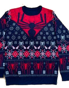 Ugly Sweaters-Suéter Navideño Spiderman Azul