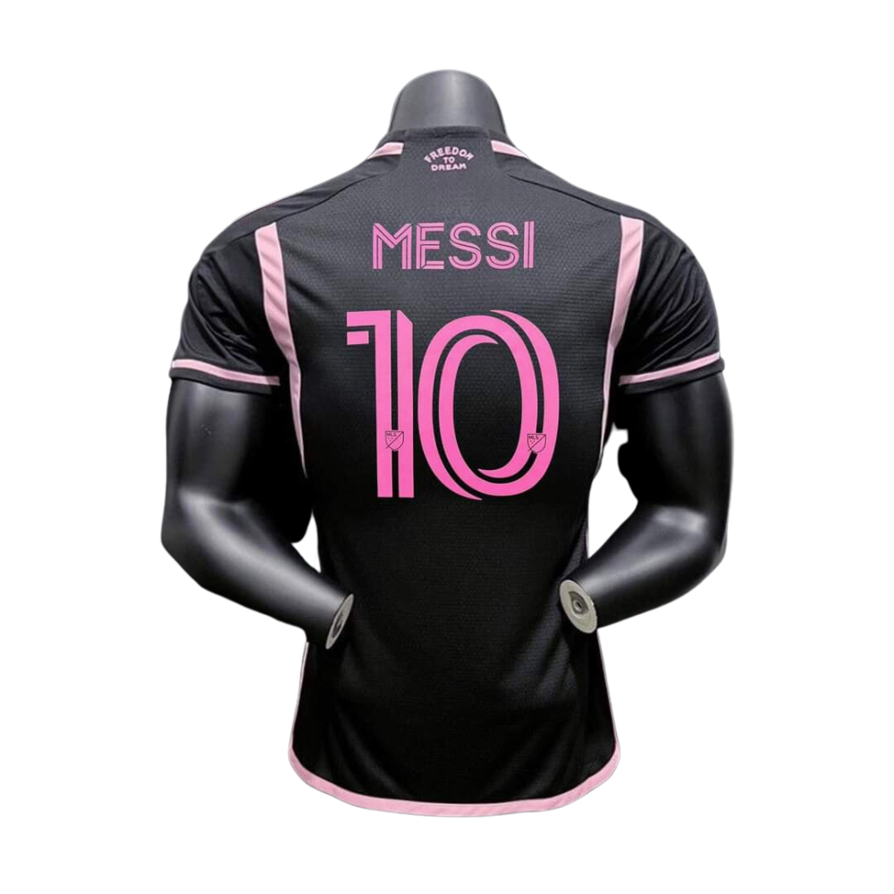 Messi 10 GORRA PLANA Black Pink INTER de MIAMI FUTBOL Estampa Calidad Rosa